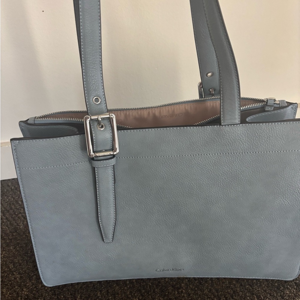 Calvin Klein Blue Tote Bag